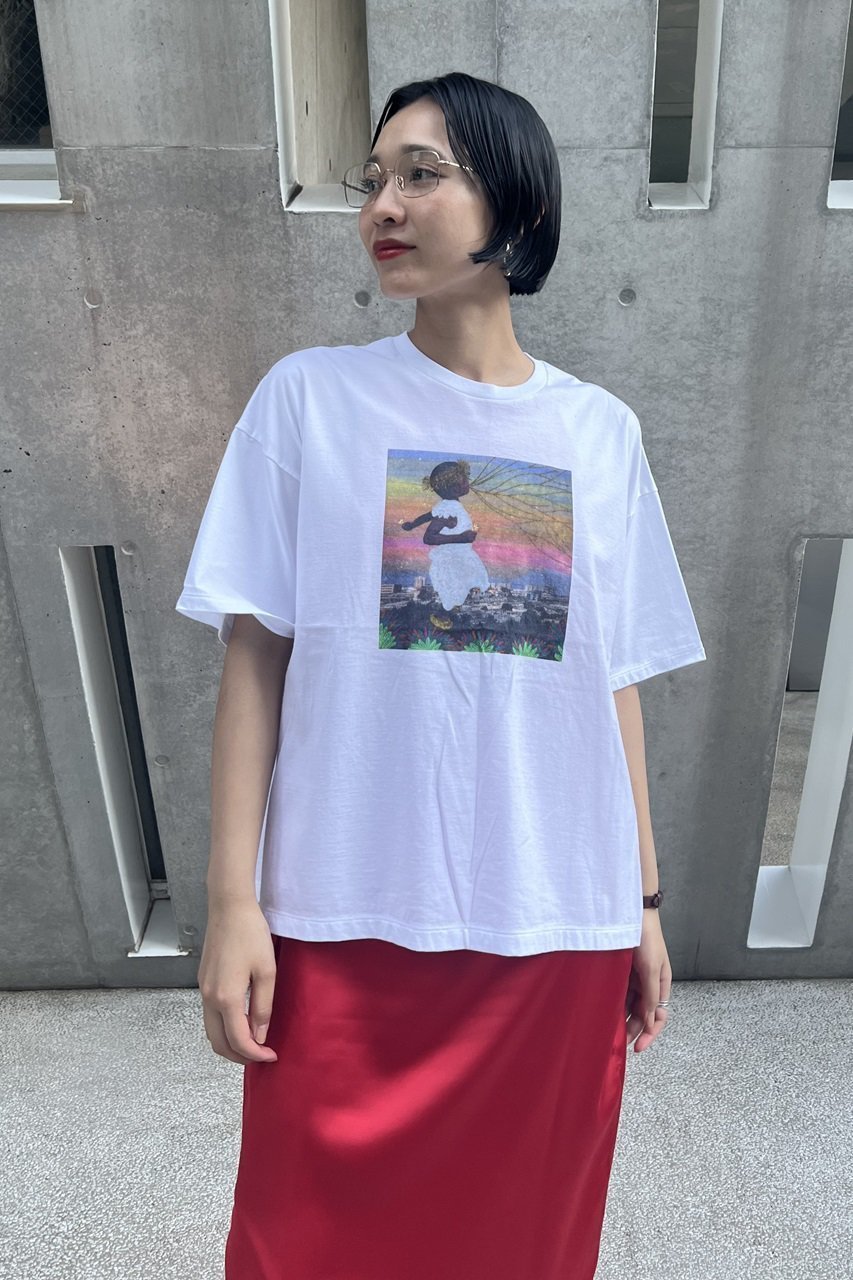 【ティッカ/TICCA】のJOANA CHOUMALI コラボチャリティーTシャツ 人気、トレンドファッション・服の通販 founy(ファニー) 　ファッション　Fashion　レディースファッション　WOMEN　トップス・カットソー　Tops/Tshirt　シャツ/ブラウス　Shirts/Blouses　ロング / Tシャツ　T-Shirts　カットソー　Cut and Sewn　ショート　Short　スリーブ　Sleeve　トレンド　Trend　フロント　Front　プリント　Print　other-6|ID: prp329100004031767 ipo3291000000031434784