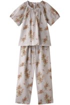 【イクコ/IKUKO】のリップル花柄プリント フレアスリーブパジャマ グレー|ID: prp329100004031769 ipo3291000000032834977