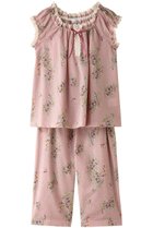 【イクコ/IKUKO】のリップル花柄プリント パフスリーブパジャマ ピンク|ID: prp329100004031770 ipo3291000000032834988