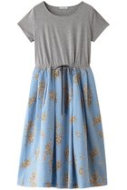 【イクコ/IKUKO】のソフト天竺&リップル花柄プリント ルームワンピース 人気、トレンドファッション・服の通販 founy(ファニー) ファッション Fashion レディースファッション Fashion for Women ワンピース Dresses お家時間・ステイホーム Stay Home / At Home ショート Short, Short Length スリーブ Sleeve, Long Sleeve / Short Sleeve パジャマ Pajamas, Sleepwear プリント Print, Printed Pattern thumbnail ブルー|ID: prp329100004031771 ipo3291000000032834997