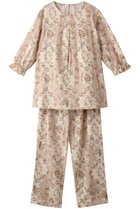 【イクコ/IKUKO】のダブルガーゼ花柄プリント 七分袖パジャマ 人気、トレンドファッション・服の通販 founy(ファニー) ファッション Fashion レディースファッション Fashion for Women トップス・カットソー Cut & Sew Tops 花柄・フラワープリント・モチーフ Floral Prints & Motifs / Flower Pattern Tops アンティーク Antique-Inspired ダブル Double, Double-Breasted パジャマ Pajamas, Sleepwear フラワー Flower, Floral フロント Front, Front Design プリント Print, Printed Pattern 吸水 Absorbent, Quick-Dry thumbnail ベージュ|ID: prp329100004031772 ipo3291000000032835004