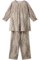 【イクコ/IKUKO】のダブルガーゼ花柄プリント 七分袖パジャマ 人気、トレンドファッション・服の通販 founy(ファニー) ファッション Fashion レディースファッション Fashion for Women トップス・カットソー Cut & Sew Tops 花柄・フラワープリント・モチーフ Floral Prints & Motifs / Flower Pattern Tops アンティーク Antique-Inspired ダブル Double, Double-Breasted パジャマ Pajamas, Sleepwear フラワー Flower, Floral フロント Front, Front Design プリント Print, Printed Pattern 吸水 Absorbent, Quick-Dry thumbnail グレー|ID: prp329100004031772 ipo3291000000032835006