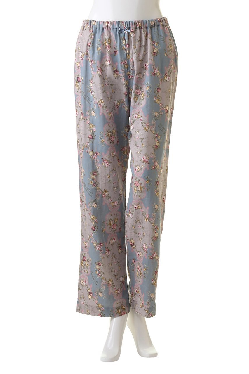 【イクコ/IKUKO】のダブルガーゼ花柄プリント 七分袖パジャマ 人気、トレンドファッション・服の通販 founy(ファニー) 　ファッション　Fashion　レディースファッション　Fashion for Women　トップス・カットソー　Cut & Sew Tops　花柄・フラワープリント・モチーフ　Floral Prints & Motifs / Flower Pattern Tops　アンティーク　Antique-Inspired　ダブル　Double, Double-Breasted　パジャマ　Pajamas, Sleepwear　フラワー　Flower, Floral　フロント　Front, Front Design　プリント　Print, Printed Pattern　吸水　Absorbent, Quick-Dry　other-6|ID: prp329100004031772 ipo3291000000032835011