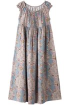 【イクコ/IKUKO】のダブルガーゼ花柄プリント ピンタックロングネグリジェ ブルー|ID: prp329100004031777 ipo3291000000032834491