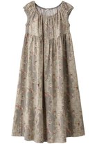 【イクコ/IKUKO】のダブルガーゼ花柄プリント ピンタックロングネグリジェ グレー|ID: prp329100004031777 ipo3291000000032834492