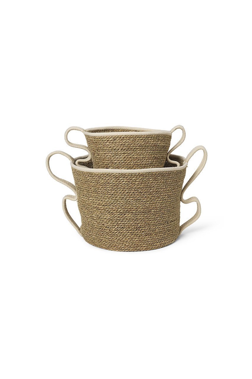 【ファームリビング/ferm LIVING / GOODS】のベルソ バスケット 2個セット【メーカー取り寄せ】 インテリア・キッズ・メンズ・レディースファッション・服の通販 founy(ファニー) 　バスケット　Basket　オフホワイト|ID: prp329100004033335 ipo3291000000026813687