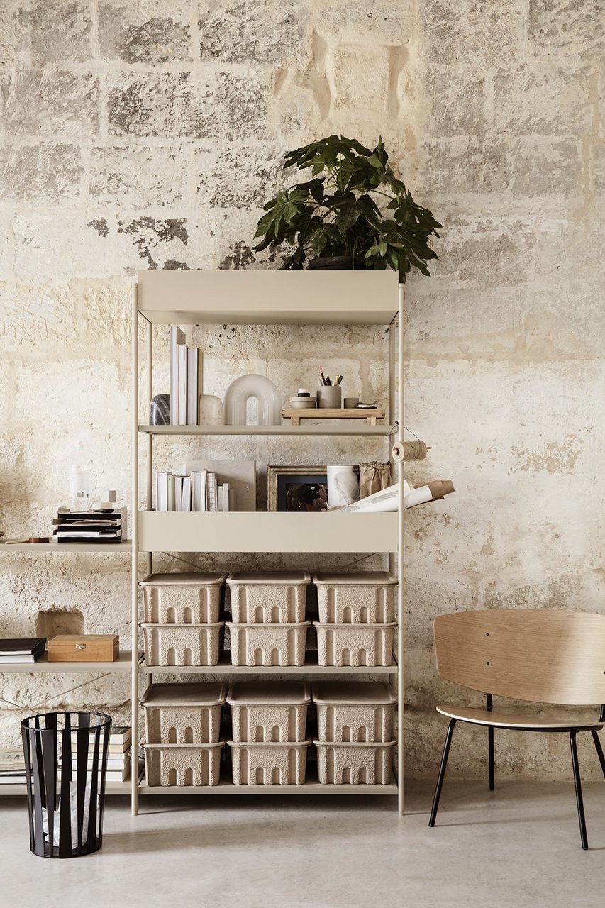 【ファームリビング/ferm LIVING / GOODS】のペーパーパルプボックス ラージ 2個セット 人気、トレンドファッション・服の通販 founy(ファニー) 　ボックス　Box　再入荷　Restock/Back In Stock/Re Arrival　other-2|ID: prp329100004033345 ipo3291000000031434232