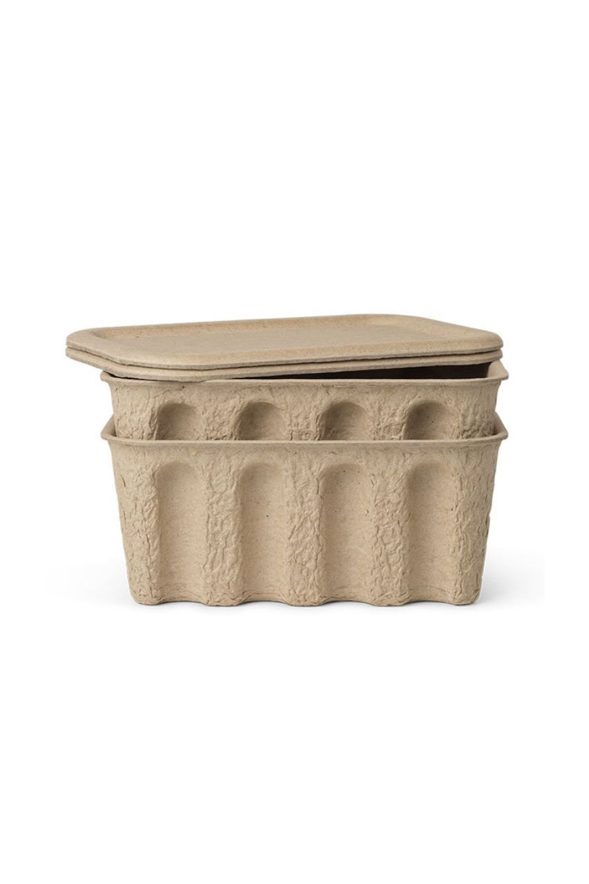 【ファームリビング/ferm LIVING / GOODS】のペーパーパルプボックス スモール 2個セット 人気、トレンドファッション・服の通販 founy(ファニー) 　ボックス　Boxy, Box Shape　 other-1|ID: prp329100004033346 ipo3291000000036032736