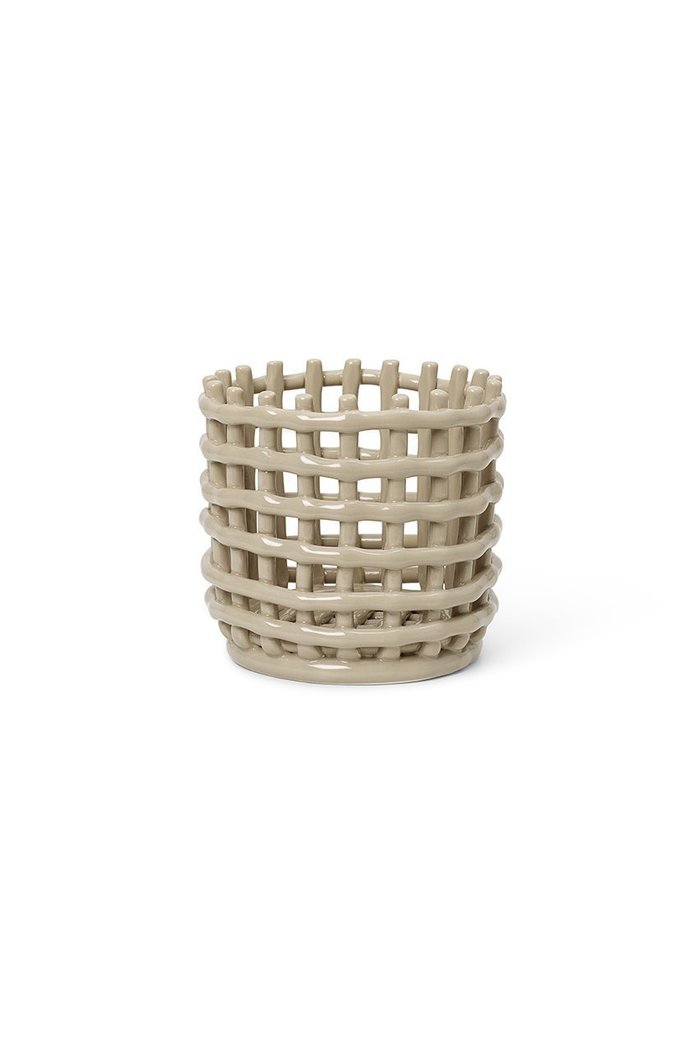 【ファームリビング/ferm LIVING / GOODS】のセラミックバスケット スモール インテリア・キッズ・メンズ・レディースファッション・服の通販 founy(ファニー) https://founy.com/ ハンド Hand バスケット Basket 再入荷 Restock/Back In Stock/Re Arrival |ID: prp329100004033359 ipo3291000000026813754