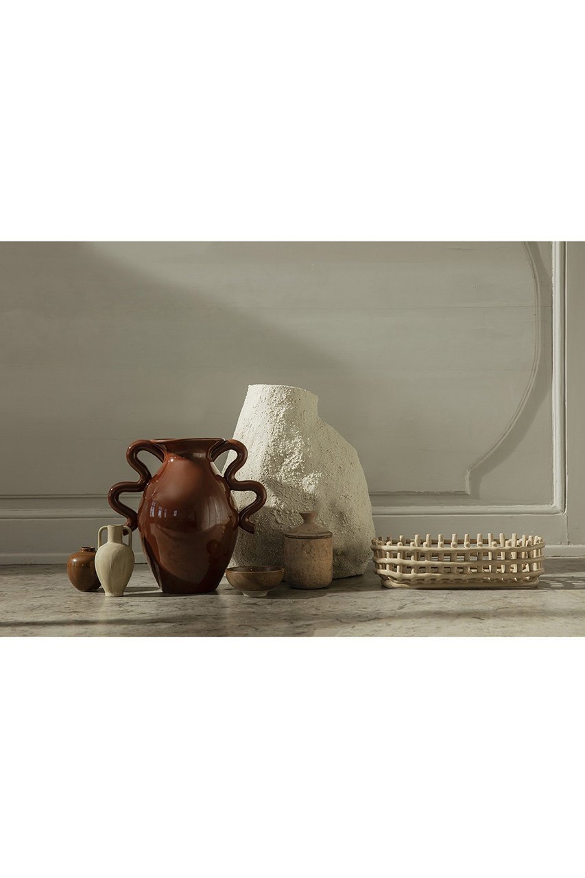 【ファームリビング/ferm LIVING / GOODS】のセラミックバスケット オーバル 人気、トレンドファッション・服の通販 founy(ファニー) 　オーバル　Oval Design　ハンド　Hand, Handmade　バスケット　Basket, Basket Bag　other-4|ID: prp329100004033360 ipo3291000000036111464