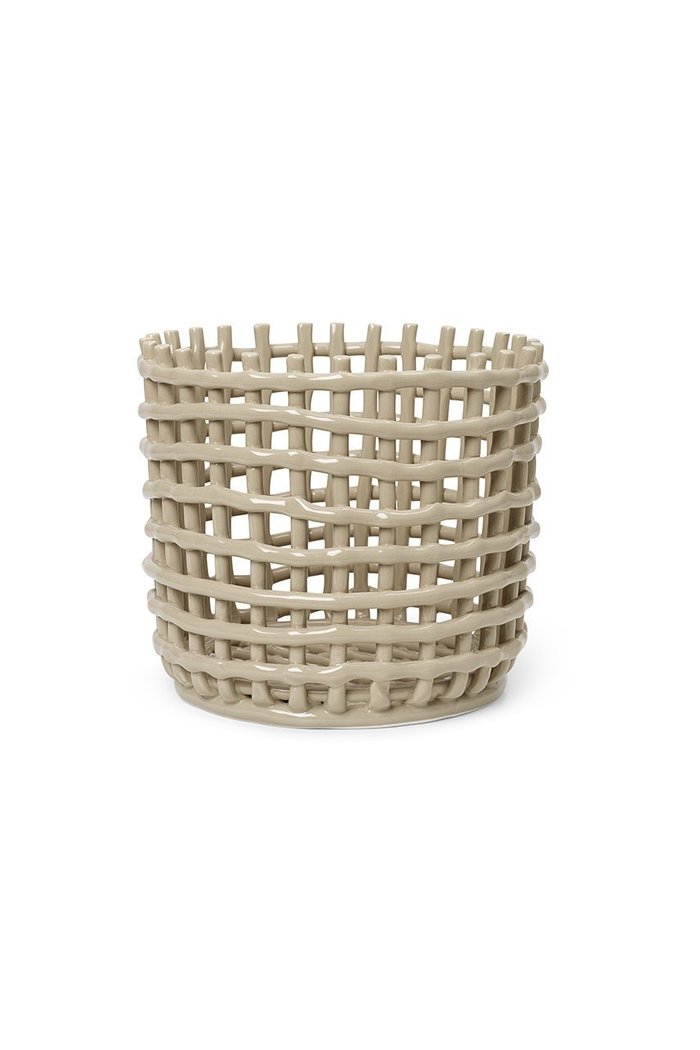 【ファームリビング/ferm LIVING / GOODS】のセラミックバスケット ラージ インテリア・キッズ・メンズ・レディースファッション・服の通販 founy(ファニー) https://founy.com/ ハンド Hand バスケット Basket 再入荷 Restock/Back In Stock/Re Arrival |ID: prp329100004033361 ipo3291000000026813760