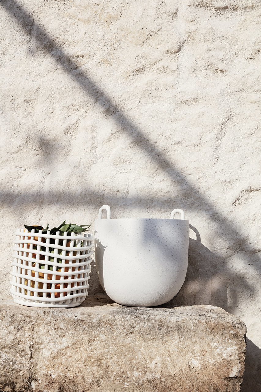 【ファームリビング/ferm LIVING / GOODS】のセラミックバスケット ラージ 人気、トレンドファッション・服の通販 founy(ファニー) 　ハンド　Hand　バスケット　Basket　再入荷　Restock/Back In Stock/Re Arrival　other-2|ID: prp329100004033361 ipo3291000000031434304