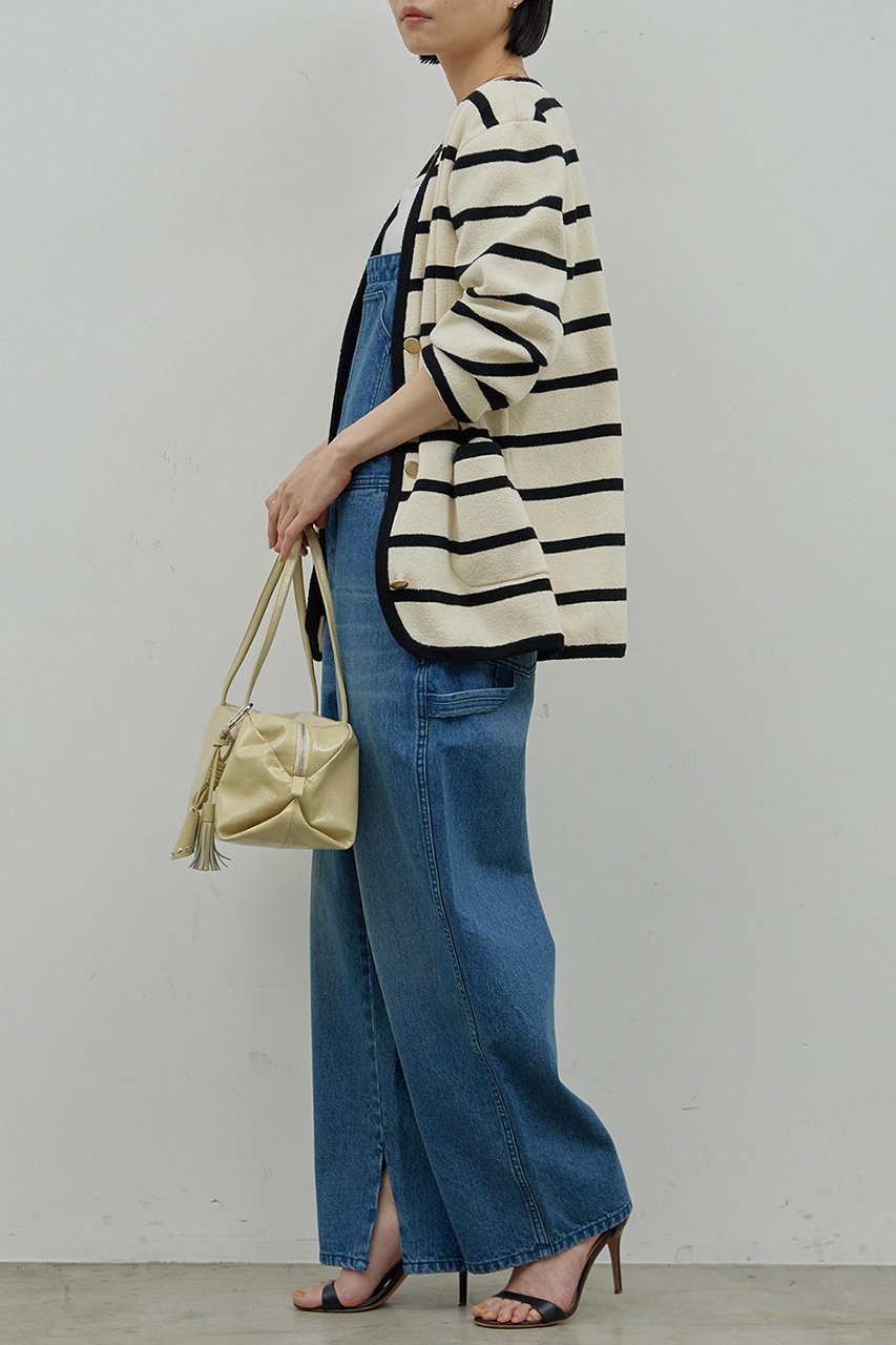 【ガリャルダガランテ/GALLARDAGALANTE】のデニムサロペット 人気、トレンドファッション・服の通販 founy(ファニー) 　ファッション　Fashion　レディースファッション　Fashion for Women　パンツ　Pants & Trousers　ストレート　Straight, Straight Cut　デニム　Denim, Jeans Material　other-4|ID: prp329100004033376 ipo3291000000035858745