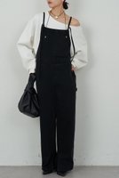 【ガリャルダガランテ/GALLARDAGALANTE】のデニムサロペット 人気、トレンドファッション・服の通販 founy(ファニー) ファッション Fashion レディースファッション Fashion for Women パンツ Pants & Trousers ストレート Straight, Straight Cut デニム Denim, Jeans Material |ID:prp329100004033376