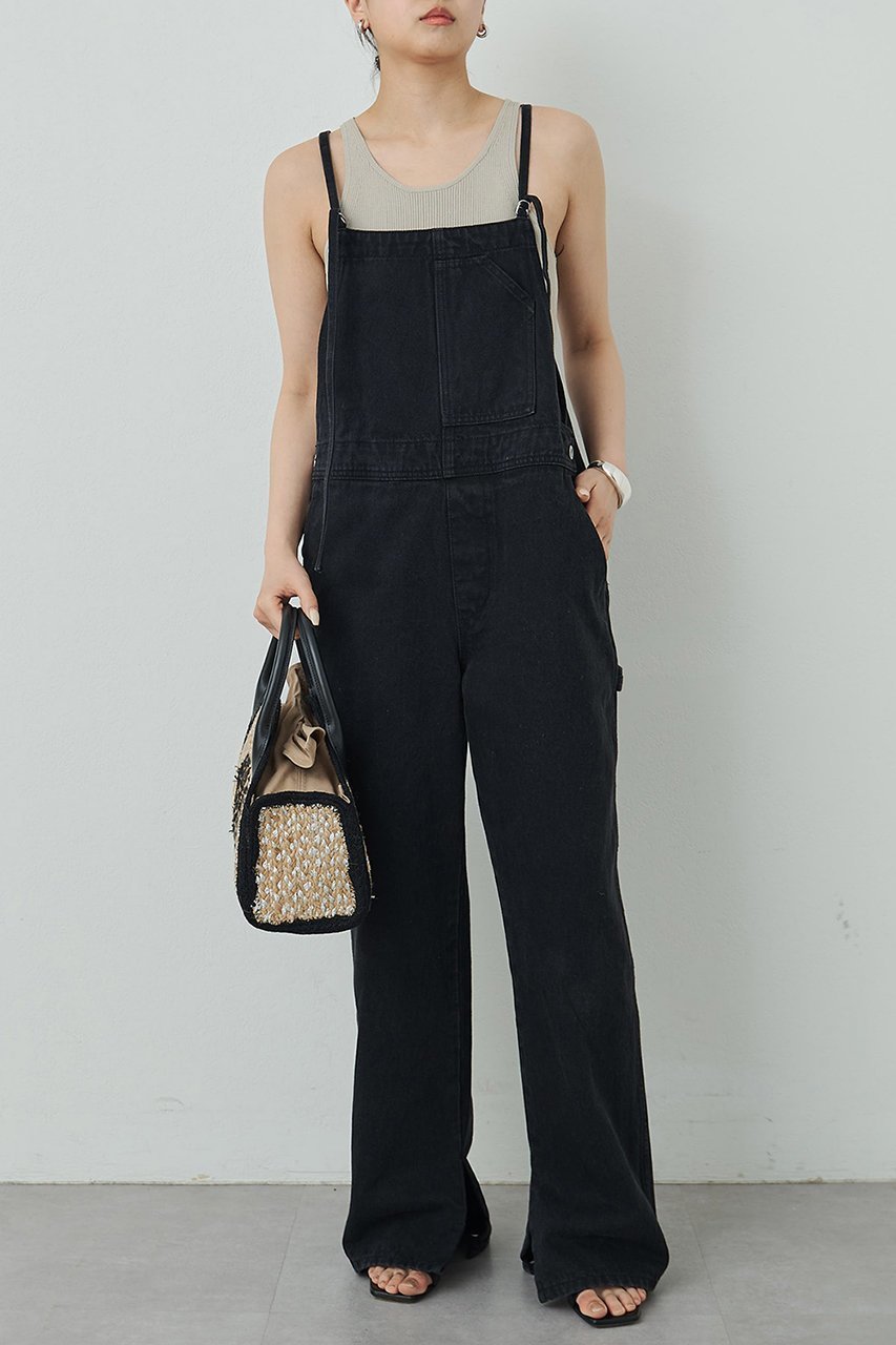 【ガリャルダガランテ/GALLARDAGALANTE】のデニムサロペット 人気、トレンドファッション・服の通販 founy(ファニー) 　ファッション　Fashion　レディースファッション　Fashion for Women　パンツ　Pants & Trousers　ストレート　Straight, Straight Cut　デニム　Denim, Jeans Material　other-6|ID: prp329100004033376 ipo3291000000036893831