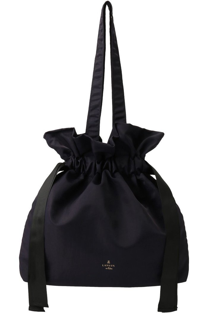 【ランバン オン ブルー/LANVIN en Bleu】の巾着トート インテリア・キッズ・メンズ・レディースファッション・服の通販 founy(ファニー) https://founy.com/ ファッション Fashion レディースファッション Fashion for Women バッグ Bags ギャザー Gathered, Ruffled フォルム Silhouette, Form フラット Flat, Flat Shoes フリル Frill, Ruffle ポケット Pocket, Pocket Detail 巾着 Drawstring Bag, Kinchaku |ID: prp329100004033385 ipo3291000000035105478
