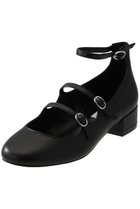 【スティーブマデン/STEVE MADDEN】のCOLLEAGUE 多重ストラップメリージェーンパンプス ブラック|ID: prp329100004033389 ipo3291000000032886715