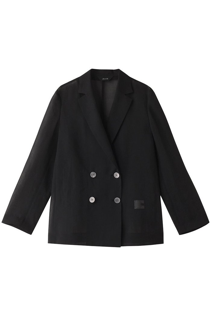 【アルアバイル/allureville】のシアーオーガンジージャケット インテリア・キッズ・メンズ・レディースファッション・服の通販 founy(ファニー) https://founy.com/ ファッション Fashion レディースファッション Fashion for Women アウター Coat / Outerwear Collection レディースジャケット・軽アウター Jackets シアー Sheer, See-Through ジャケット Jacket, Outerwear ダブル Double, Double-Breasted トレンド Trend, Trending Now マニッシュ Mannish, Boyish |ID: prp329100004033405 ipo3291000000035655009