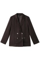 【アルアバイル/allureville】のシアーオーガンジージャケット 人気、トレンドファッション・服の通販 founy(ファニー) ファッション Fashion レディースファッション Fashion for Women アウター Coat / Outerwear Collection レディースジャケット・軽アウター Jackets シアー Sheer, See-Through ジャケット Jacket, Outerwear ダブル Double, Double-Breasted トレンド Trend, Trending Now マニッシュ Mannish, Boyish thumbnail ダークブラウン|ID: prp329100004033405 ipo3291000000035655017