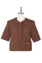 【デイジーリン/DAISY LIN】のCardigan “Coco Sailor” キャラメルブラウン|ID: prp329100004034596 ipo3291000000036759537