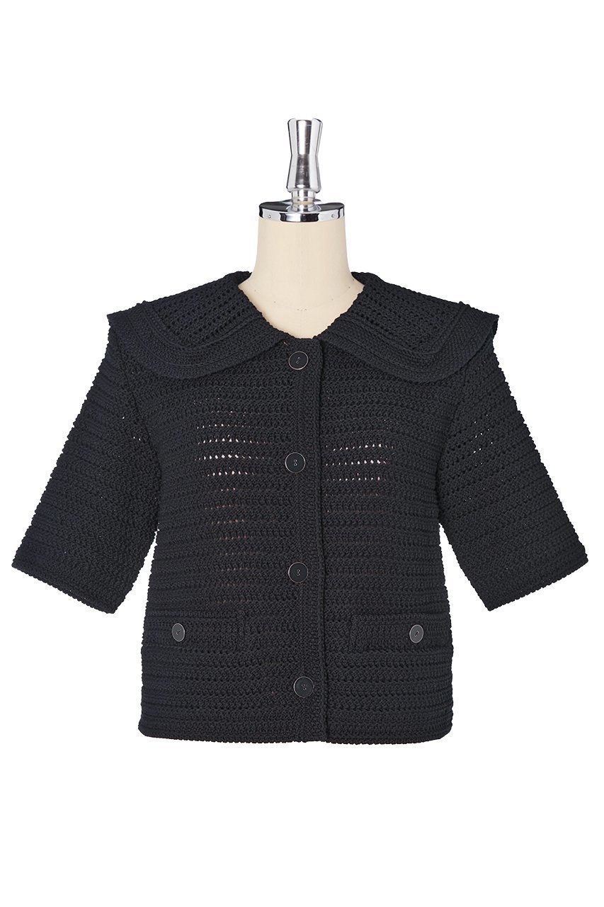 【デイジーリン/DAISY LIN】のCardigan “Coco Sailor” インテリア・キッズ・メンズ・レディースファッション・服の通販 founy(ファウニー) 　ファッション　Fashion　レディースファッション　Fashion for Women　トップス・カットソー　Cut & Sew Tops　ニット　Knit Tops & Sweaters　カーディガン・羽織り　Layered Style Cardigans　おすすめ　Recommended / Our Picks　アンティーク　Antique-Inspired　カーディガン　Cardigan, Knitwear　夏　Summer　羽織　Haori, Light Jacket　ミッドナイトブルー|ID: prp329100004034596 ipo3291000000036759538