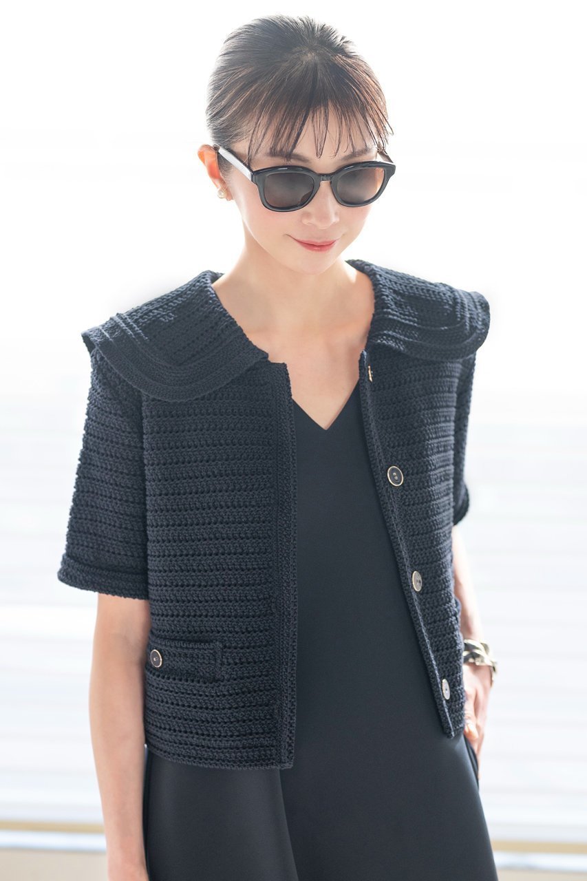 【デイジーリン/DAISY LIN】のCardigan “Coco Sailor” 大人の最旬トレンドファッション＆コーディネート founy(ファウニー) 　ファッション　Fashion　レディースファッション　Fashion for Women　トップス・カットソー　Cut & Sew Tops　ニット　Knit Tops & Sweaters　カーディガン・羽織り　Layered Style Cardigans　おすすめ　Recommended / Our Picks　アンティーク　Antique-Inspired　カーディガン　Cardigan, Knitwear　夏　Summer　羽織　Haori, Light Jacket　other-8|ID: prp329100004034596 ipo3291000000036812312