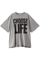 【サードマガジン/THIRD MAGAZINE】の【別注】KATHARINE HAMNETT×TM×mikomori CHOOSE LIFE SLOGAN Tシャツ 人気、トレンドファッション・服の通販 founy(ファニー) ファッション Fashion レディースファッション WOMEN トップス・カットソー Tops/Tshirt シャツ/ブラウス Shirts/Blouses ロング / Tシャツ T-Shirts カットソー Cut and Sewn ショート Short スリーブ Sleeve トリプル Triple ビンテージ Vintage プリント Print 別注 Special Order thumbnail 杢グレー|ID: prp329100004034612 ipo3291000000026831810