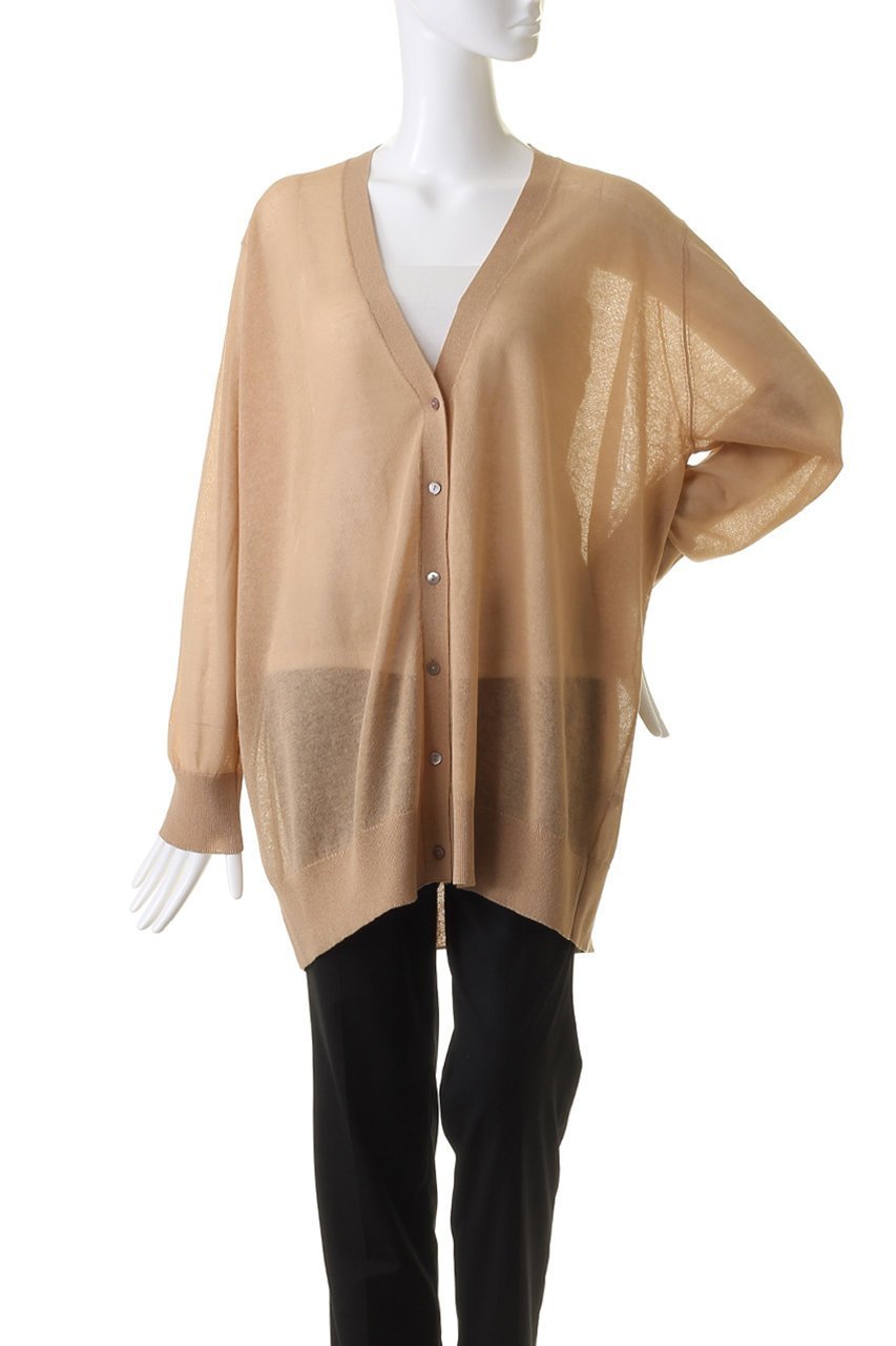 【ミズイロ インド/mizuiro ind】のhi-guage tunic CD カーディガン 人気、トレンドファッション・服の通販 founy(ファニー) 　ファッション　Fashion　レディースファッション　Fashion for Women　トップス・カットソー　Cut & Sew Tops　ニット　Knit Tops & Sweaters　カーディガン・羽織り　Layered Style Cardigans　カーディガン　Cardigan, Knitwear　シアー　Sheer, See-Through　シンプル　Simple, Minimal　夏　Summer　春　Spring　S/S・春夏　SS, Spring/Summer, Warm Season　other-2|ID: prp329100004034619 ipo3291000000032943924