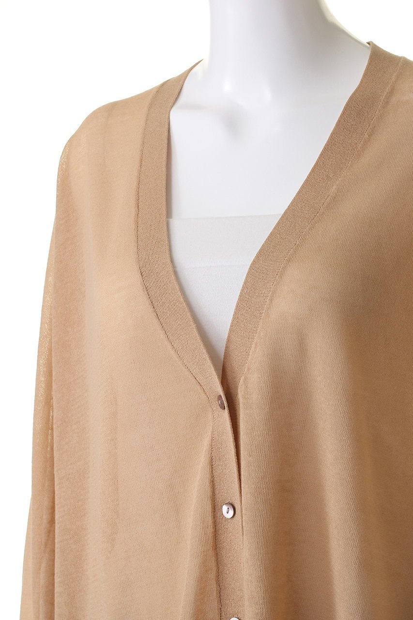 【ミズイロ インド/mizuiro ind】のhi-guage tunic CD カーディガン 人気、トレンドファッション・服の通販 founy(ファニー) 　ファッション　Fashion　レディースファッション　Fashion for Women　トップス・カットソー　Cut & Sew Tops　ニット　Knit Tops & Sweaters　カーディガン・羽織り　Layered Style Cardigans　カーディガン　Cardigan, Knitwear　シアー　Sheer, See-Through　シンプル　Simple, Minimal　夏　Summer　春　Spring　S/S・春夏　SS, Spring/Summer, Warm Season　other-5|ID: prp329100004034619 ipo3291000000032943945