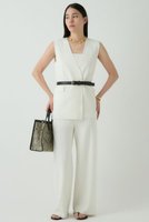 【カオス/Chaos】のシルクコンストレートパンツ 人気、トレンドファッション・服の通販 founy(ファニー) ファッション Fashion レディースファッション Fashion for Women パンツ Pants & Trousers シルク Silk, 100% Silk ストレッチ Stretch, Stretchy Fabric ストレート Straight, Straight Cut フレア Flare, Flared ミラノリブ Milano Rib, Milano Stitch エレガント 上品 Elegant |ID:prp329100004034627