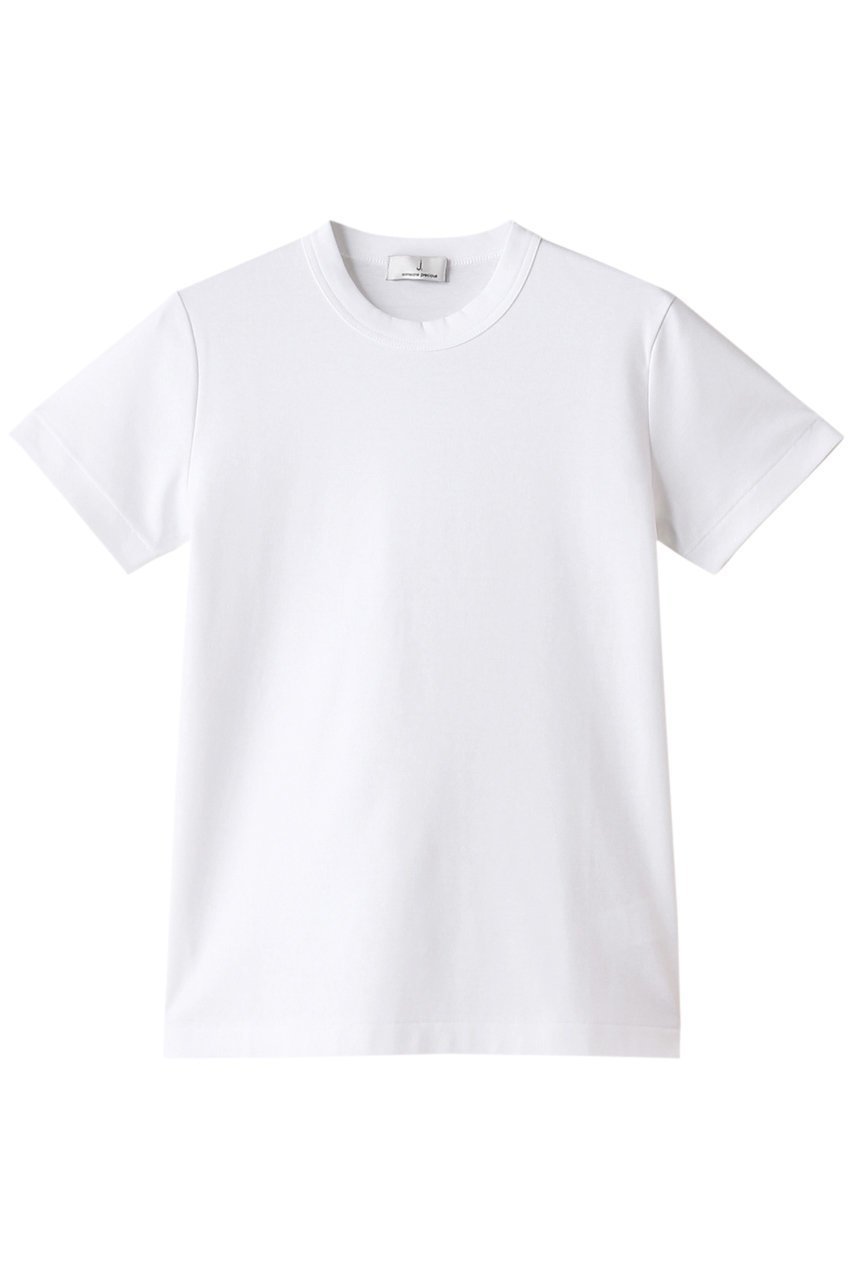 【ジェイドット/j.】のプレミアムコットンベーシックTシャツ 大人の最旬トレンドファッション＆コーディネート founy(ファウニー) 　ファッション　Fashion　レディースファッション　Fashion for Women　トップス・カットソー　Cut & Sew Tops　シャツ・ブラウス・オフィスカジュアル　Elegant Blouses & Button-Ups　ロングTシャツ・Tシャツ　Longline T-Shirts & Tees　カットソー・ベーシックTシャツ　Cut-and-Sewn Tops / Stretch Tees & Basics　コンパクト　Compact, Small Size　ショート　Short, Short Length　スリーブ　Sleeve, Long Sleeve / Short Sleeve　フォルム　Silhouette, Form　ベーシック　Basic, Essential　 other-1|ID: prp329100004034646 ipo3291000000036969308