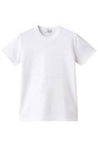 【ジェイドット/j.】のプレミアムコットンベーシックTシャツ 大人の最旬トレンドファッション＆コーディネート founy(ファウニー) ファッション Fashion レディースファッション Fashion for Women トップス・カットソー Cut & Sew Tops シャツ・ブラウス・オフィスカジュアル Elegant Blouses & Button-Ups ロングTシャツ・Tシャツ Longline T-Shirts & Tees カットソー・ベーシックTシャツ Cut-and-Sewn Tops / Stretch Tees & Basics コンパクト Compact, Small Size ショート Short, Short Length スリーブ Sleeve, Long Sleeve / Short Sleeve フォルム Silhouette, Form ベーシック Basic, Essential thumbnail ホワイト|ID: prp329100004034646 ipo3291000000036969309