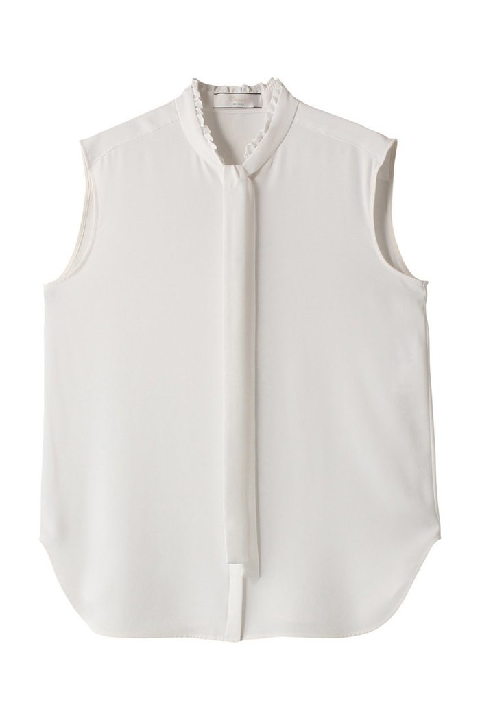 【ベイジ,/BEIGE,】のEVA(エバ)/ボウタイノースリーブブラウス インテリア・キッズ・メンズ・レディースファッション・服の通販 founy(ファニー) https://founy.com/ ファッション Fashion レディースファッション Fashion for Women トップス・カットソー Cut & Sew Tops キャミソール&ノースリーブ Camisoles & Sleeveless Tops シャツ・ブラウス・オフィスカジュアル Elegant Blouses & Button-Ups とろみ Fluid, Flowy Fabric カーディガン Cardigan, Knitwear ジャケット Jacket, Outerwear ドレープ Drape, Draping Fabric ノースリーブ Sleeveless, No-Sleeve エレガント 上品 Elegant ビジネス 仕事 通勤 Business / Work / Commuting |ID: prp329100004034650 ipo3291000000036717967