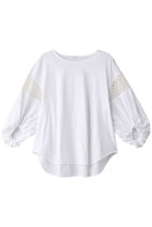 【ミディウミソリッド/MIDIUMISOLID】のlace switching puff slv PO プルオーバー off white|ID:prp329100004034653