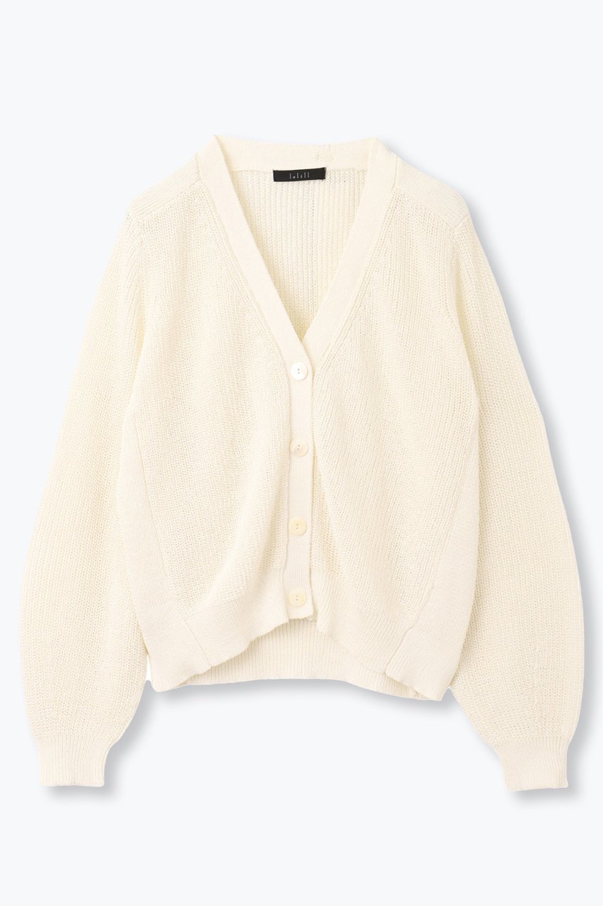【レリル/lelill】のリサイクルPEギマカーデ インテリア・キッズ・メンズ・レディースファッション・服の通販 founy(ファニー) 　ファッション　Fashion　レディースファッション　WOMEN　トップス・カットソー　Tops/Tshirt　ニット　Knit Tops　カーディガン　Cardigans　カーディガン　Cardigan　ロング　Long　再入荷　Restock/Back In Stock/Re Arrival　夏　Summer　オフホワイト|ID: prp329100004035665 ipo3291000000032244749