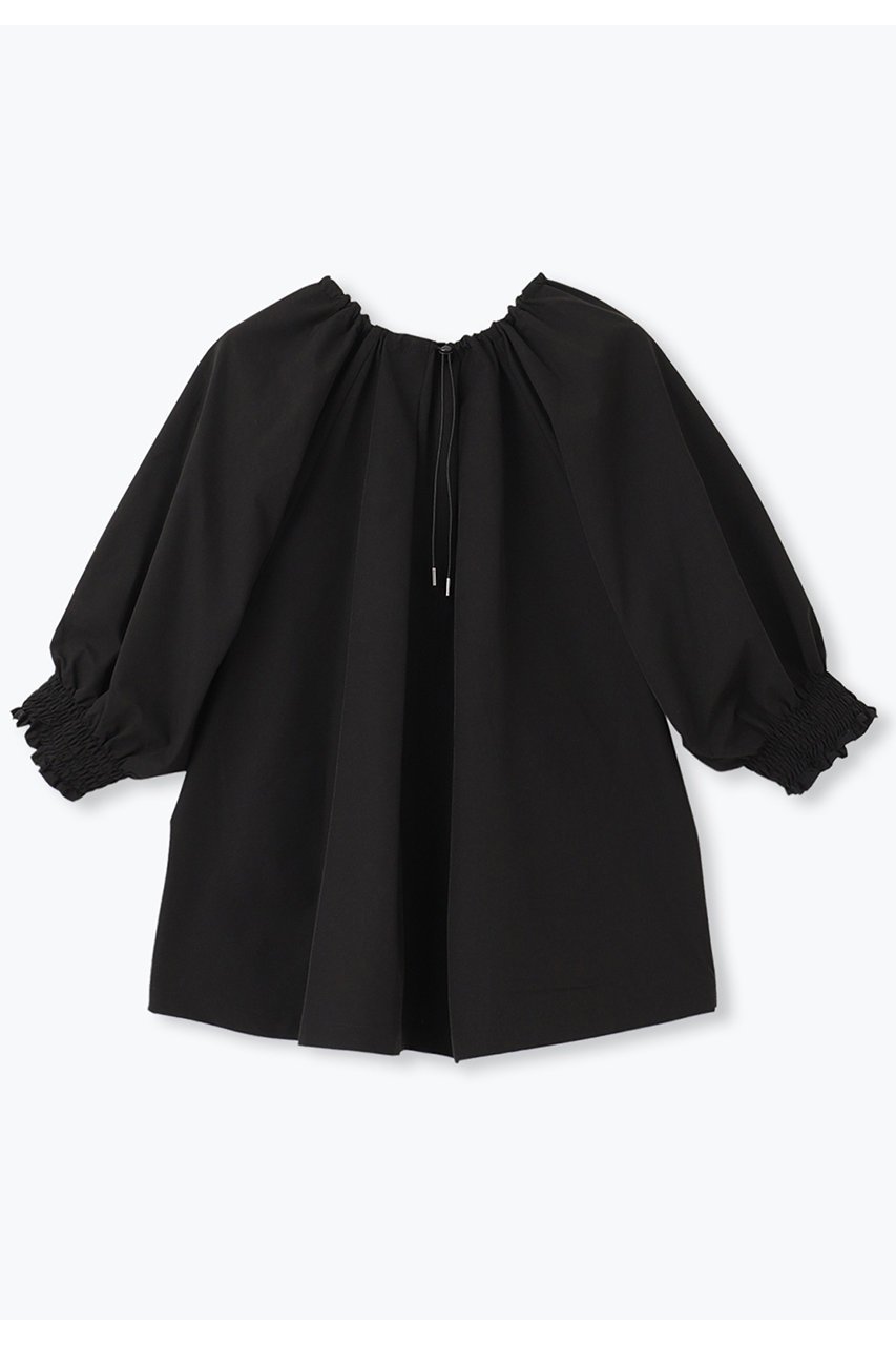 【レリル/lelill】のアジャスタブルフレアブラウス 人気、トレンドファッション・服の通販 founy(ファニー) 　ファッション　Fashion　レディースファッション　Fashion for Women　トップス・カットソー　Cut & Sew Tops　シャツ・ブラウス・オフィスカジュアル　Elegant Blouses & Button-Ups　アクセサリー　Fashion Accessories　シャーリング　Shirring, Ruched　スリーブ　Sleeve, Long Sleeve / Short Sleeve　タフタ　Taffeta, Structured Fabric　ロング　Long, Long-Length　夏　Summer　other-2|ID: prp329100004035667 ipo3291000000032915884