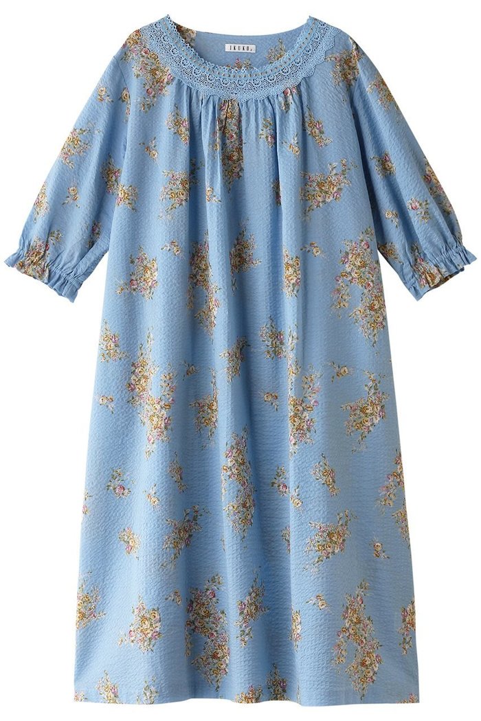 【イクコ/IKUKO】のリップル花柄プリント ネックレースネグリジェ インテリア・キッズ・メンズ・レディースファッション・服の通販 founy(ファニー) https://founy.com/ ファッション Fashion レディースファッション Fashion for Women エレガント 上品 Elegant サマー Summer, Summer Style スリーブ Sleeve, Long Sleeve / Short Sleeve ハーフ Half, Half-Length パジャマ Pajamas, Sleepwear プリント Print, Printed Pattern レース Lace, Lace Fabric |ID: prp329100004036759 ipo3291000000032835020
