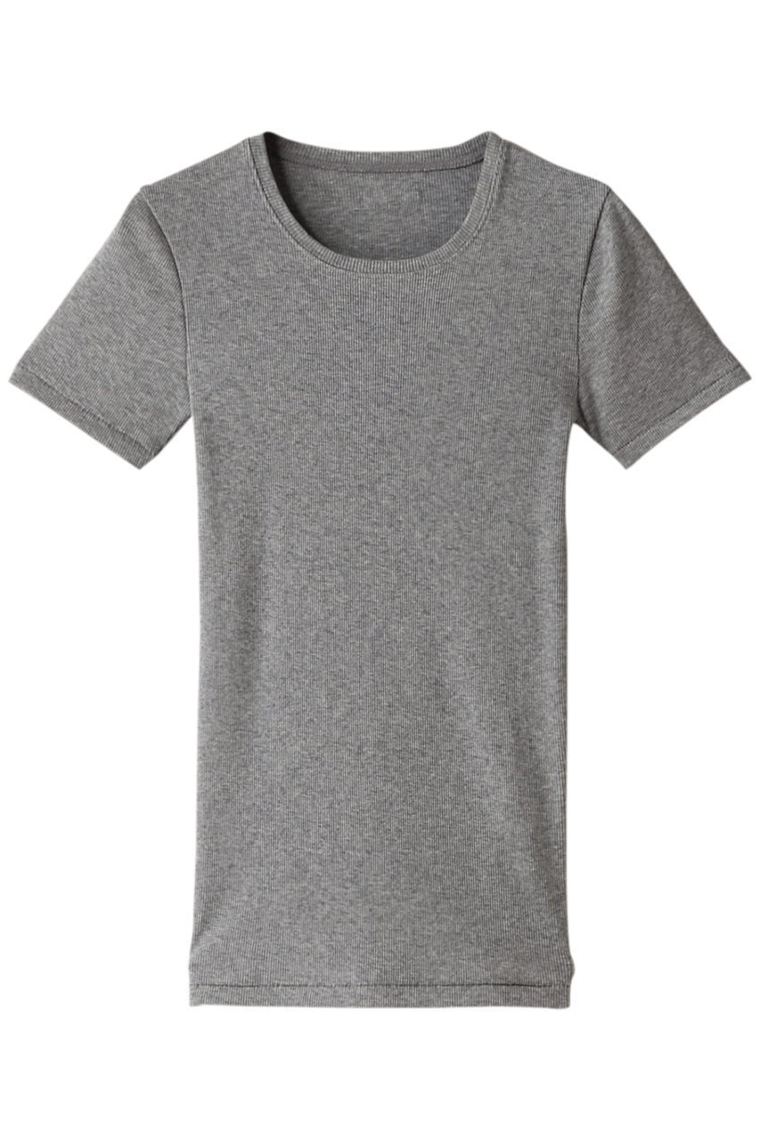 【サードマガジン/THIRD MAGAZINE】のロゴ刺繍テレコショートスリーブTシャツ 人気、トレンドファッション・服の通販 founy(ファニー) 　ファッション　Fashion　レディースファッション　Fashion for Women　トップス・カットソー　Cut & Sew Tops　シャツ・ブラウス・オフィスカジュアル　Elegant Blouses & Button-Ups　ロングTシャツ・Tシャツ　Longline T-Shirts & Tees　カットソー・ベーシックTシャツ　Cut-and-Sewn Tops / Stretch Tees & Basics　インナー　Innerwear　コンパクト　Compact, Small Size　ショート　Short, Short Length　スリーブ　Sleeve, Long Sleeve / Short Sleeve　再入荷　Restock / Back in Stock　定番　Standard, Basic Item　 other-1|ID: prp329100004036760 ipo3291000000032895276
