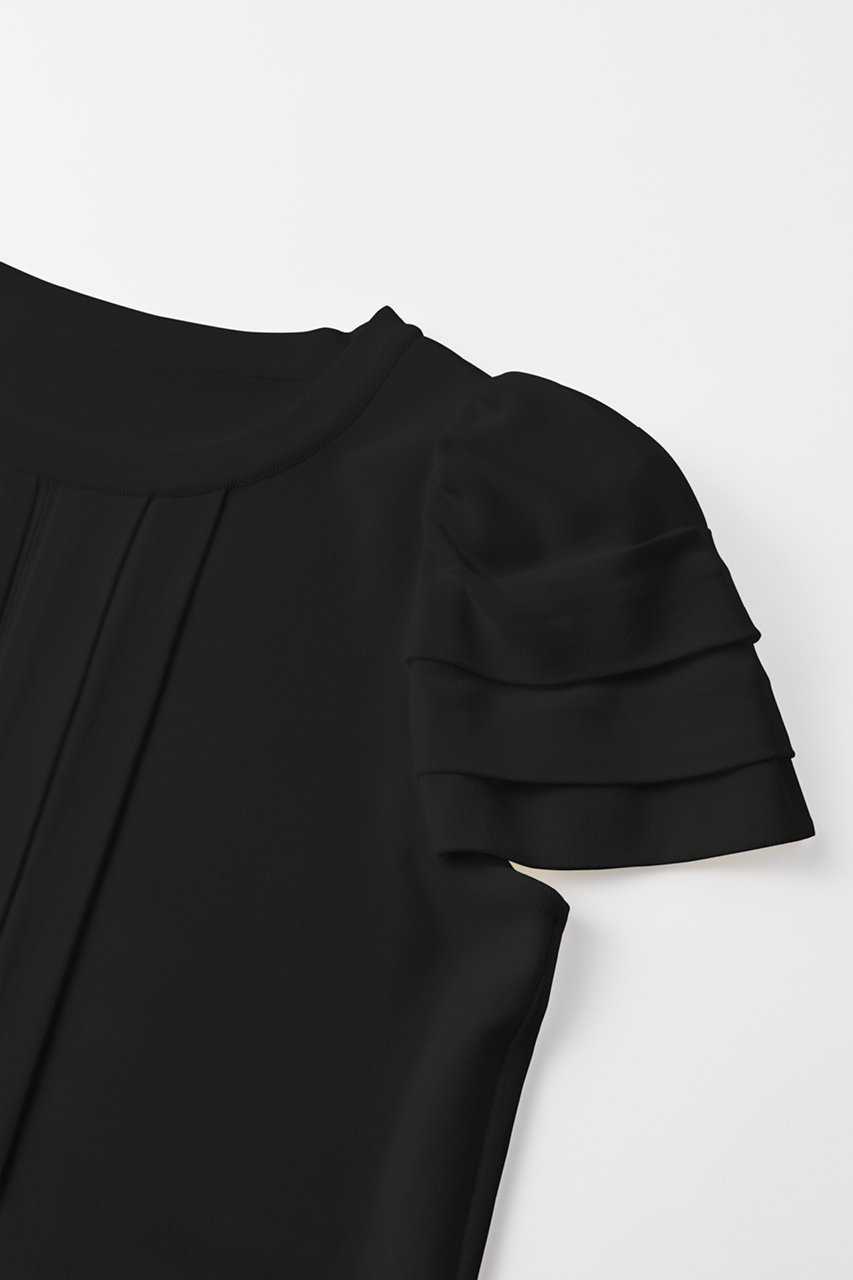 【デイジーリン/DAISY LIN】のKnit Top “Millefeuille Puff” 人気、トレンドファッション・服の通販 founy(ファニー) 　ファッション　Fashion　レディースファッション　Ladies' Fashion Online　トップス・カットソー　Tops/Tshirt　ニット　Knit Tops　シャツ/ブラウス　Shirts/Blouses　ロング / Tシャツ　T-Shirts　カットソー　Cut and Sewn　ウォッシャブル　Washable　ショート　Short　ストレッチ　Stretch　スリーブ　Sleeve　チュール　Tulle　ベーシック　Basic　再入荷　Restock/Back In Stock/Re Arrival　夏　Summer　other-4|ID: prp329100004039079 ipo3291000000032649253
