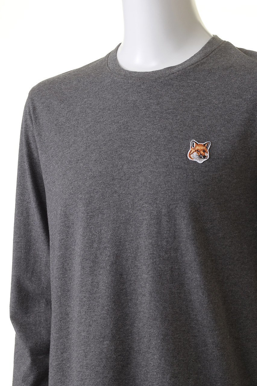 【メゾン キツネ/MAISON KITSUNE / MEN】の【MEN】FOX HEAD PATCH REGULAR ロングスリーブTシャツ 人気、トレンドファッション・服の通販 founy(ファニー) 　ファッション　Fashion　メンズファッション　Fashion for Men　トップス・カットソー　Cut & Sew Tops　メンズシャツ　Shirts　スリーブ　Sleeve, Long Sleeve / Short Sleeve　バランス　Balance, Style Balance　パッチ　Patch, Appliqué　フォックス　Fox, Fox Fur　ロング　Long, Long-Length　other-5|ID: prp329100004039085 ipo3291000000032922165
