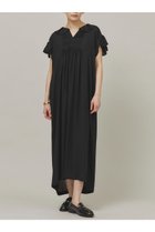 【カレンソロジー/Curensology】のラッフルカラーコクーンワンピース 人気、トレンドファッション・服の通販 founy(ファニー) ファッション Fashion レディースファッション WOMEN ワンピース Dress チュニック Tunic アクセサリー Accessories サテン Satin シューズ Shoes スリット Slit チュニック Tunic フリル Frills フロント Front ロング Long thumbnail ブラック|ID: prp329100004039110 ipo3291000000026929317