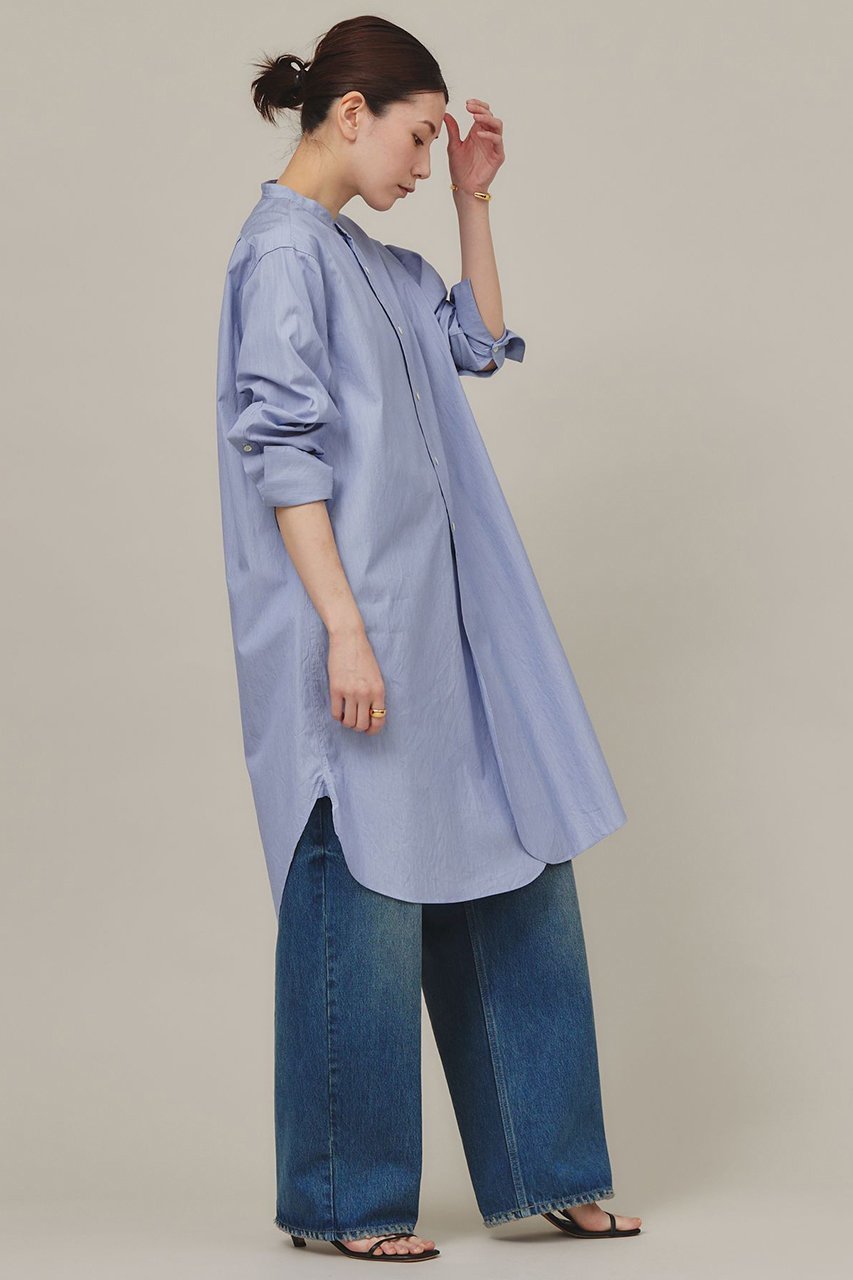 【カレンソロジー/Curensology】の〈&RC〉バンドカラーシャツ 人気、トレンドファッション・服の通販 founy(ファニー) 　ファッション　Fashion　レディースファッション　WOMEN　トップス・カットソー　Tops/Tshirt　シャツ/ブラウス　Shirts/Blouses　ヴィンテージ　Vintage　カッティング　Cutting　カットソー　Cut And Sew　カーゴパンツ　Cargo Pants　キャラクター　Character　ストレート　Straight　スリーブ　Sleeve　デニム　Denim　バランス　Balance　ボトム　Bottom　ミリタリー　Military　メンズ　Mens　ロング　Long　ワーク　Work　おすすめ　Recommend　other-3|ID: prp329100004039113 ipo3291000000031433349