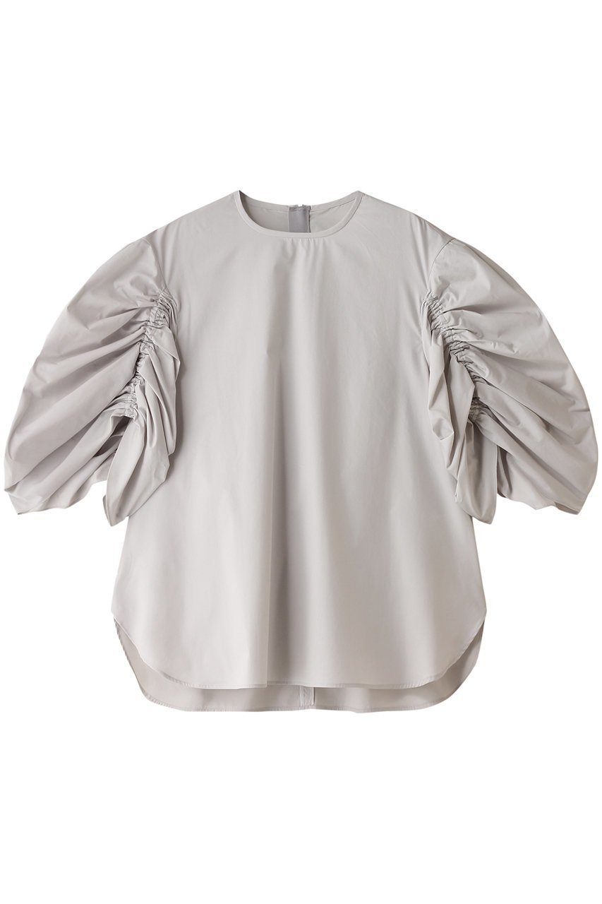 【ル フィル/LE PHIL】のタイプライターバイオブラウス 人気、トレンドファッション・服の通販 founy(ファニー) 　ファッション　Fashion　レディースファッション　Fashion for Women　トップス・カットソー　Cut & Sew Tops　シャツ・ブラウス・オフィスカジュアル　Elegant Blouses & Button-Ups　ショート　Short, Short Length　スリット　Slit, Slit Detail　スリーブ　Sleeve, Long Sleeve / Short Sleeve　バランス　Balance, Style Balance　ファブリック　Fabric, Textile　エレガント 上品　Elegant　 other-1|ID: prp329100004039117 ipo3291000000032908934