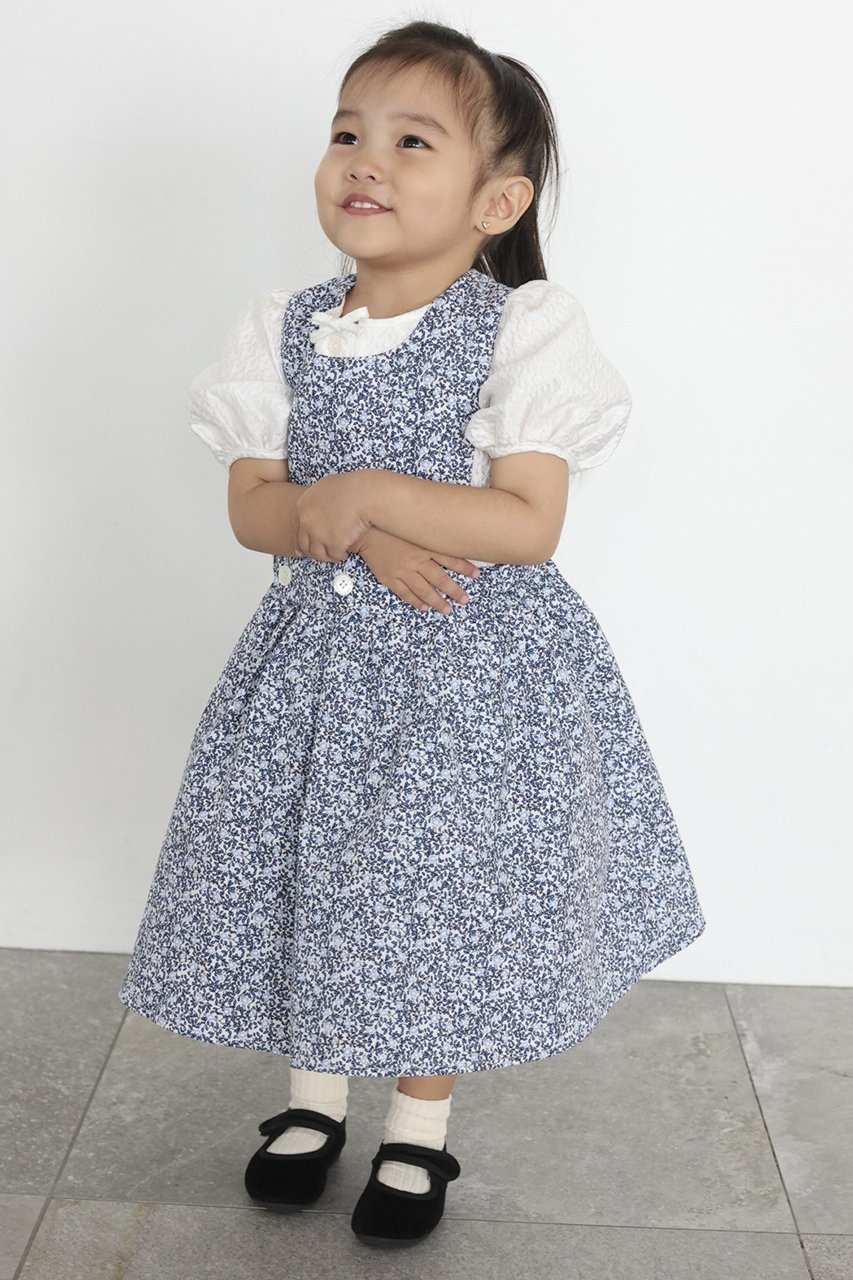 【アミカ/AMICA / KIDS】の【BABY&KIDS】ガーデンサロペットスカート ブルー 5Y-9Y 人気、トレンドファッション・服の通販 founy(ファニー) 　ファッション　Fashion　キッズファッション　Fashion for Kids　ボトムス　Bottoms　ガーデン　Garden, Gardening　スウェット / スエット　Sweatshirt, Sweatwear　プリント　Print, Printed Pattern　other-5|ID: prp329100004039952 ipo3291000000036192347