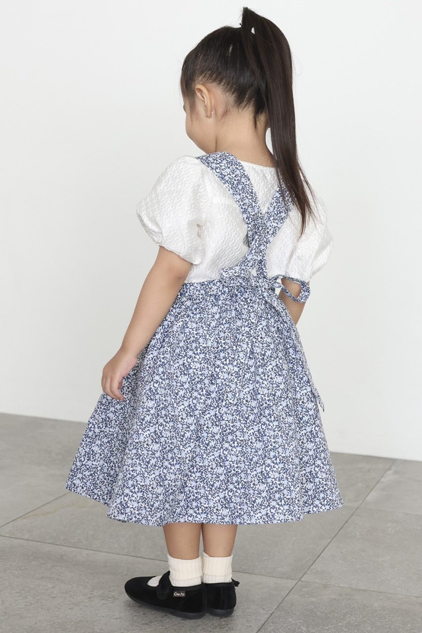 【アミカ/AMICA / KIDS】の【BABY&KIDS】ガーデンサロペットスカート ブルー 5Y-9Y 人気、トレンドファッション・服の通販 founy(ファニー) 　ファッション　Fashion　キッズファッション　Fashion for Kids　ボトムス　Bottoms　ガーデン　Garden, Gardening　スウェット / スエット　Sweatshirt, Sweatwear　プリント　Print, Printed Pattern　other-6|ID: prp329100004039952 ipo3291000000036192348