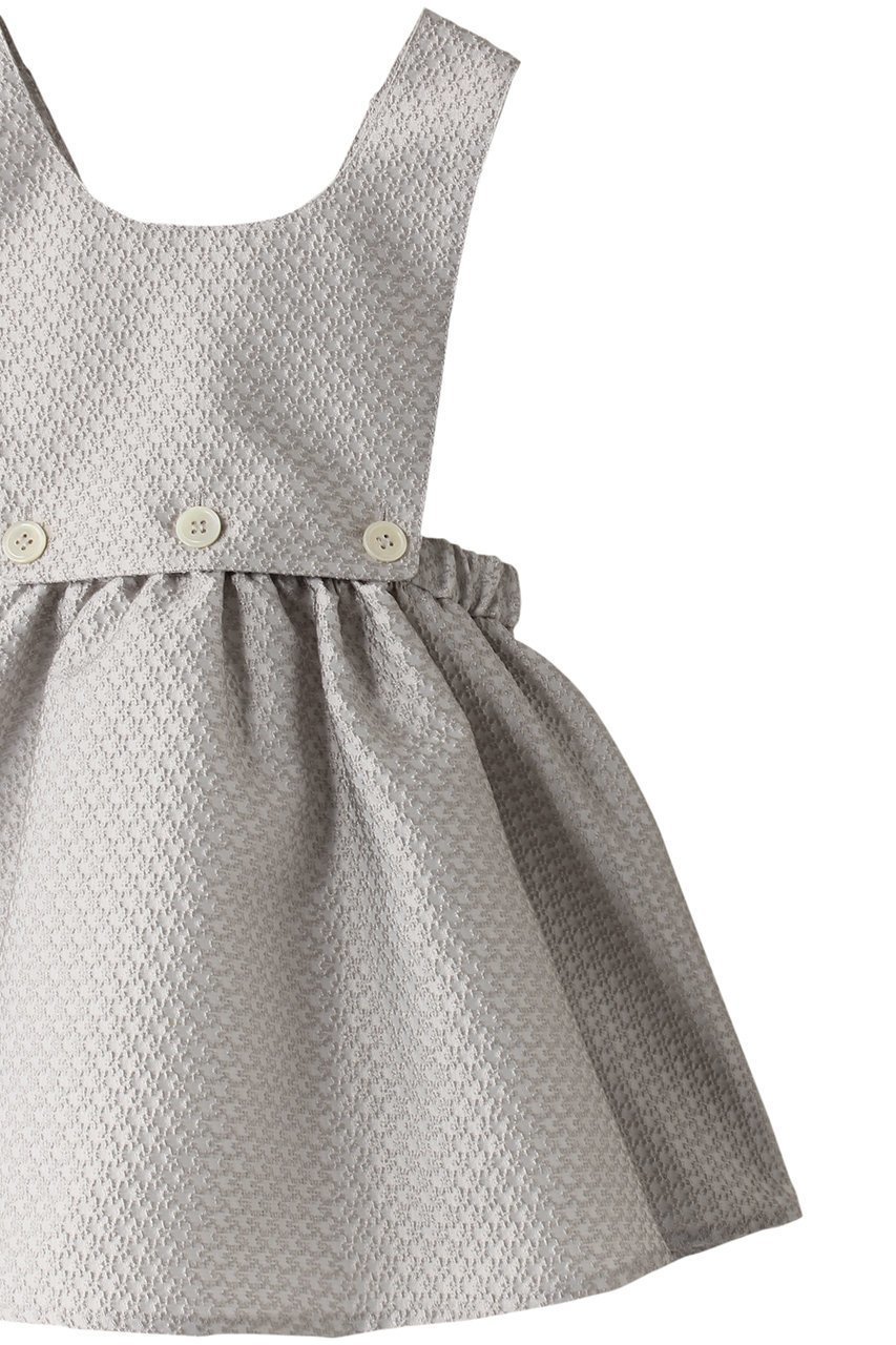 【アミカ/AMICA / KIDS】の【BABY&KIDS】クチュールサロペットスカート グレー 5Y-9Y 人気、トレンドファッション・服の通販 founy(ファニー) ファッション Fashion キッズファッション Fashion for Kids ボトムス Bottoms ジャカード/ジャガード Jacquard, Woven Pattern フラップ Flap, Flap Pocket 人気 Popular, Best Seller 無地 Plain, Solid Color other-3|ID: prp329100004039954 ipo3291000000036236420