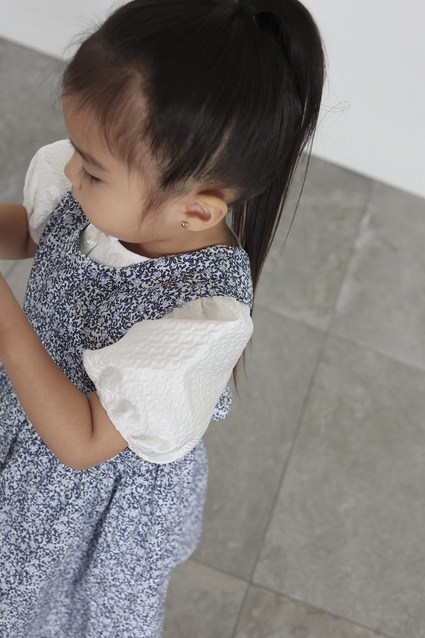 【アミカ/AMICA / KIDS】の【BABY&KIDS】アップルクチュールブラウス ホワイト 4Y-6Y 人気、トレンドファッション・服の通販 founy(ファニー) 　ファッション　Fashion　キッズファッション　Fashion for Kids　トップス・カットソー　Cut & Sew Tops　シンプル　Simple, Minimal　スリーブ　Sleeve, Long Sleeve / Short Sleeve　フェミニン　Feminine, Girly　ベビー　Baby, Babywear　リボン　Ribbon, Bow　other-6|ID: prp329100004039956 ipo3291000000036237066