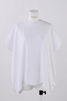 【エンフォルド/ENFOLD】のソフト天竺 スカラップワイド T/SH Tシャツ 人気、トレンドファッション・服の通販 founy(ファニー) ファッション Fashion レディースファッション Fashion for Women トップス・カットソー Cut & Sew Tops シャツ・ブラウス・オフィスカジュアル Elegant Blouses & Button-Ups ロングTシャツ・Tシャツ Longline T-Shirts & Tees カットソー・ベーシックTシャツ Cut-and-Sewn Tops / Stretch Tees & Basics カッティング Cutting Detail ショート Short, Short Length スカラップ Scallop, Scalloped Edge スリーブ Sleeve, Long Sleeve / Short Sleeve モチーフ Motif, Design Theme ワイド Wide, Wide Fit 定番 Standard, Basic Item |ID:prp329100004039963