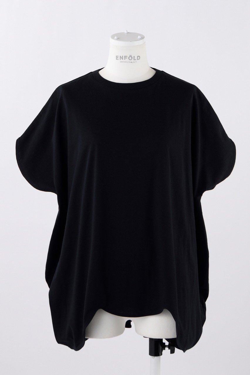 【エンフォルド/ENFOLD】のソフト天竺 スカラップワイド T/SH Tシャツ インテリア・キッズ・メンズ・レディースファッション・服の通販 founy(ファニー) ファッション Fashion レディースファッション Fashion for Women トップス・カットソー Cut & Sew Tops シャツ・ブラウス・オフィスカジュアル Elegant Blouses & Button-Ups ロングTシャツ・Tシャツ Longline T-Shirts & Tees カットソー・ベーシックTシャツ Cut-and-Sewn Tops / Stretch Tees & Basics カッティング Cutting Detail ショート Short, Short Length スカラップ Scallop, Scalloped Edge スリーブ Sleeve, Long Sleeve / Short Sleeve モチーフ Motif, Design Theme ワイド Wide, Wide Fit 定番 Standard, Basic Item ダークネイビー|ID: prp329100004039963 ipo3291000000035791756