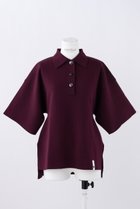 【エンフォルド/ENFOLD】のワイドアームポロSH/ポロシャツ ボルドー|ID: prp329100004039964 ipo3291000000036149501